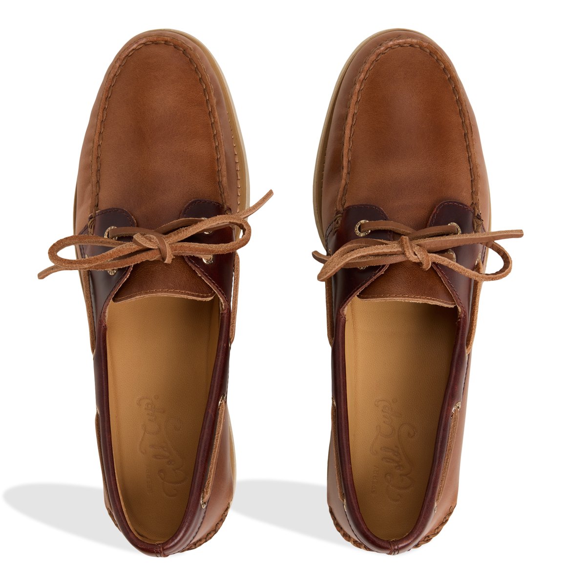 ★ Leey★ SPRAY PIERCING SLIT TOP KHAKI 12345 Gold ao2eye_mm Tan Combo Men's Leather | Sperry US